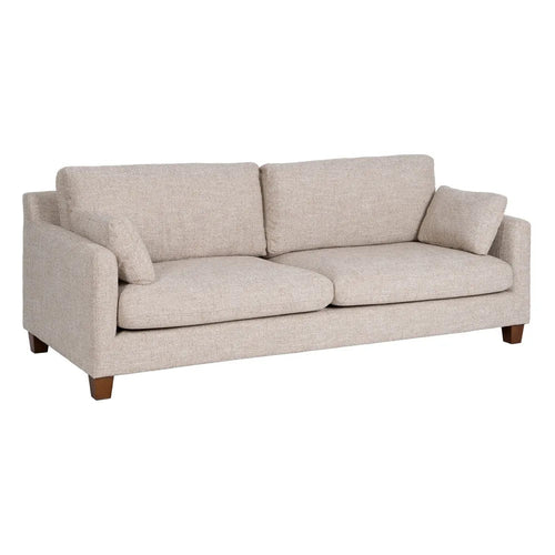 Beige Weave 3 Seater Sofa - LUXONAS HOME