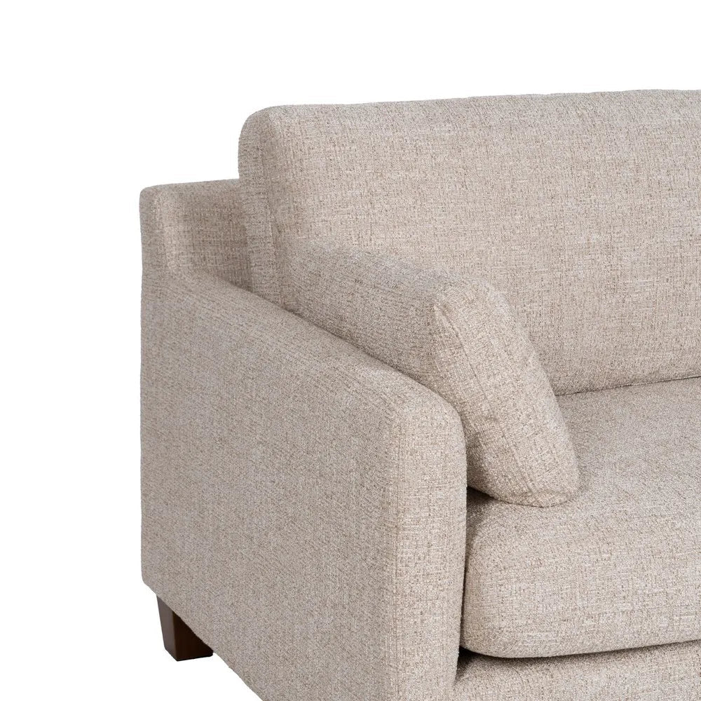 Beige Weave 3 Seater Sofa - LUXONAS HOME