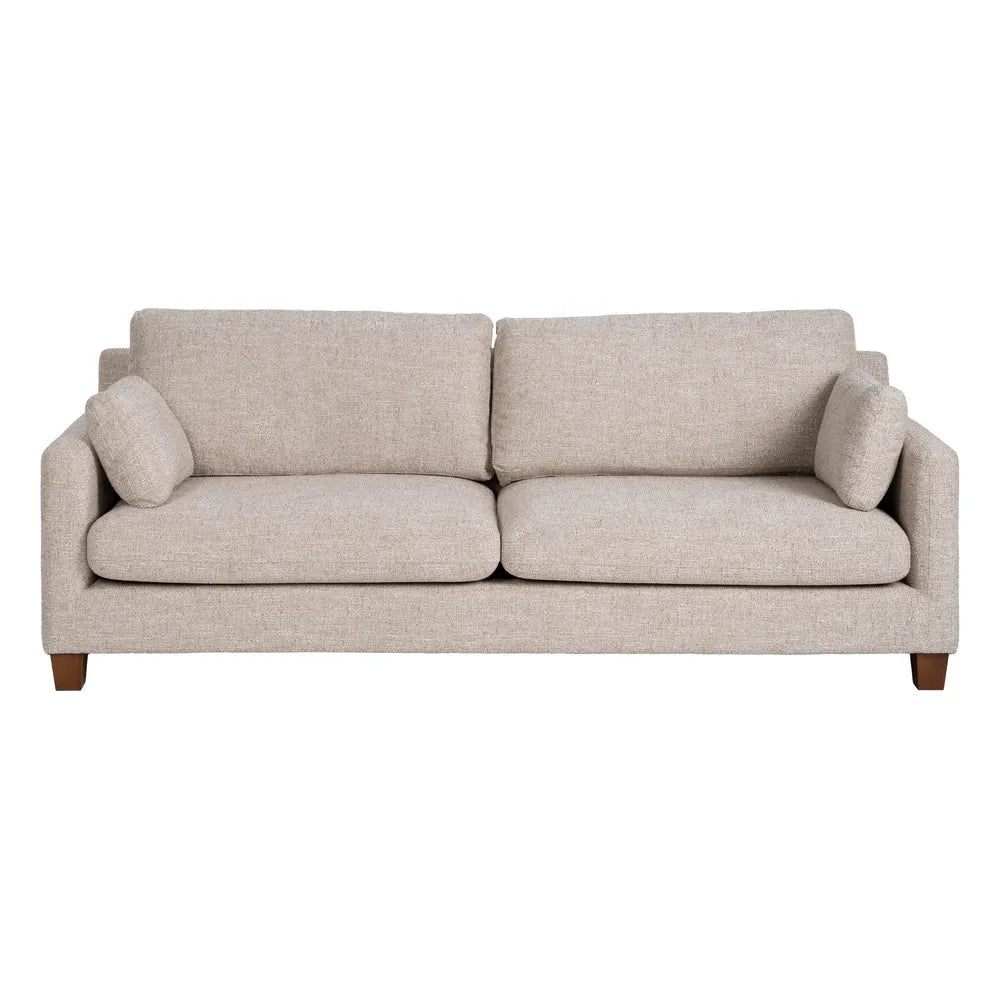 Beige Weave 3 Seater Sofa - LUXONAS HOME