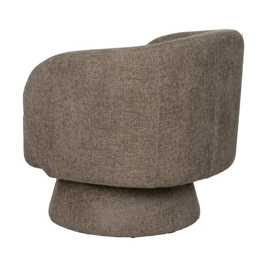 Beige Weave Highback Armchair