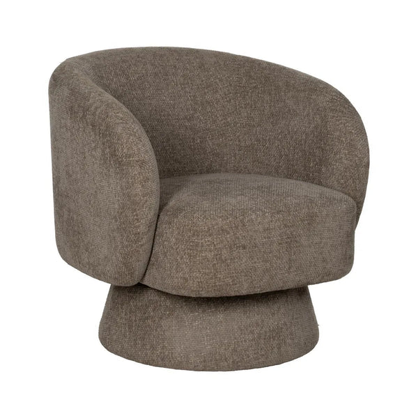 Beige Weave Highback Armchair