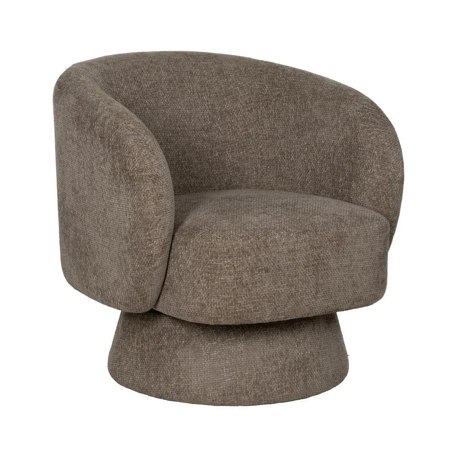 Beige Weave Highback Armchair