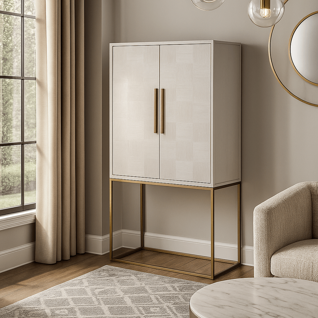 Belmont Bliss Square Bar Cabinet - LUXONAS