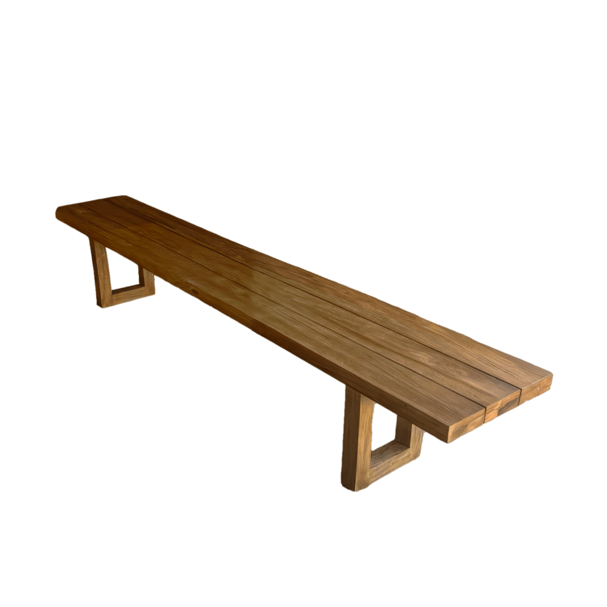 Bench With Square Foot - Natural - 220 - LUXONAS HOME