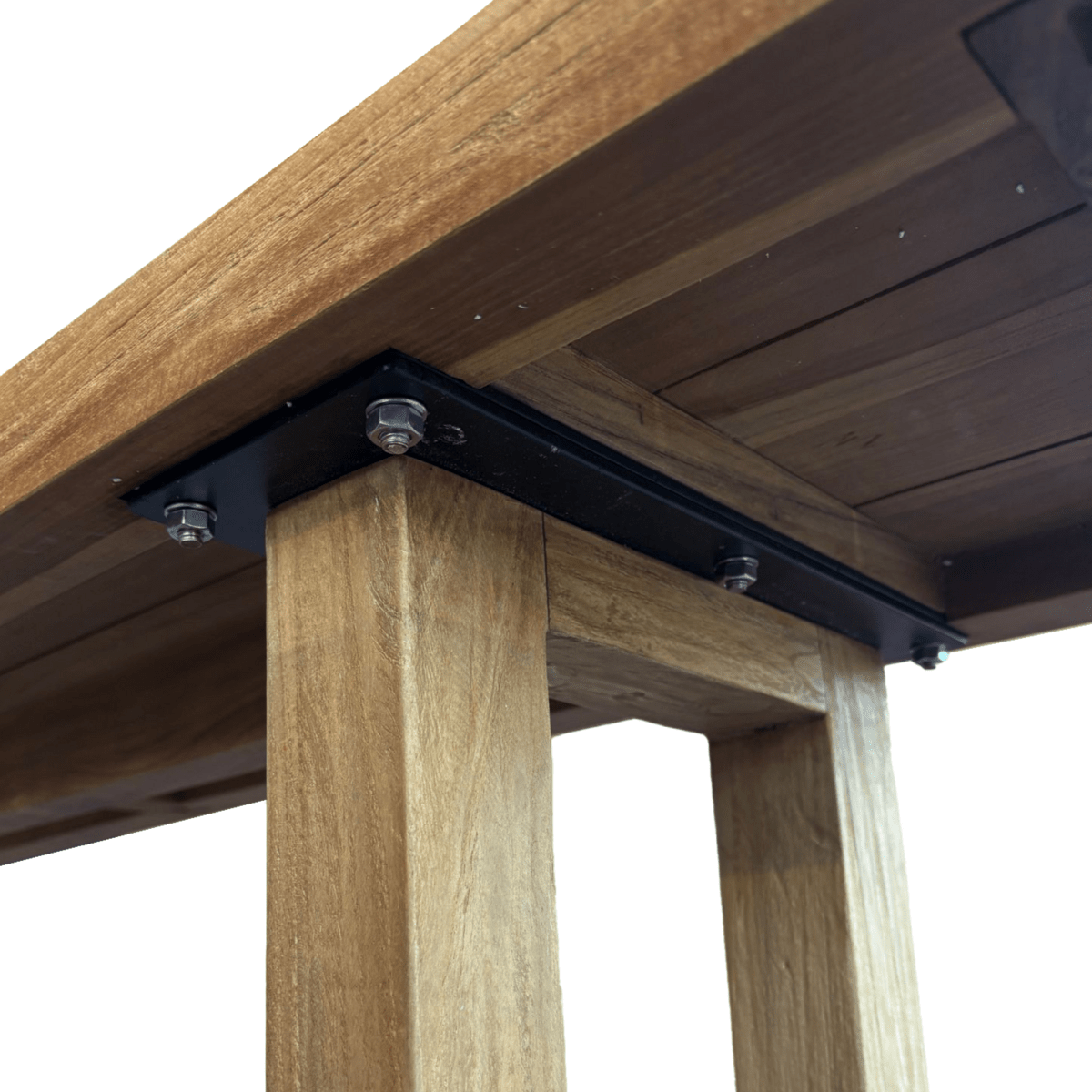 Bench With Square Foot - Natural - 280 - LUXONAS HOME