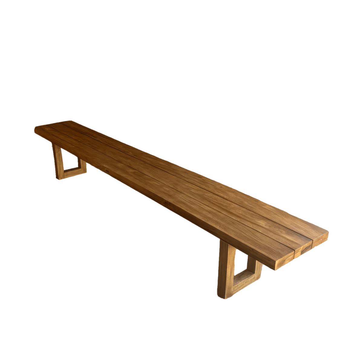 Bench With Square Foot - Natural - 280 - LUXONAS HOME