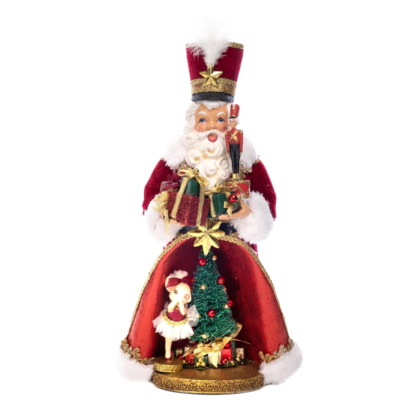 Bettina Scene Nutcracker with Tree – Classic Holiday Decor - LUXONAS