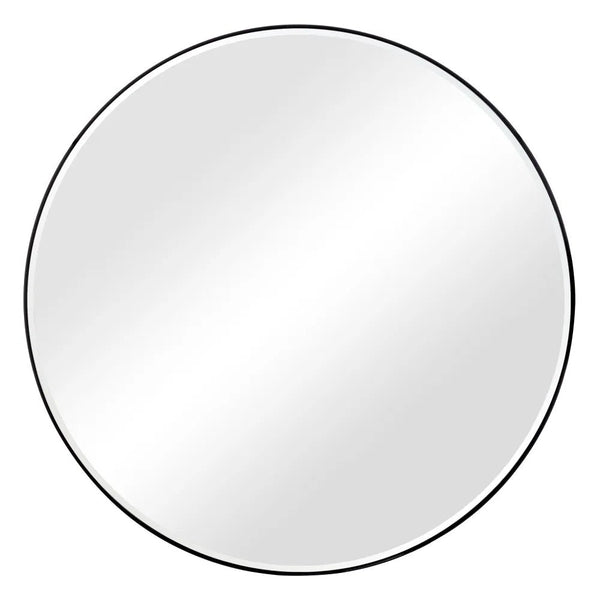 Black Aluminium Frame Mirror 100cm