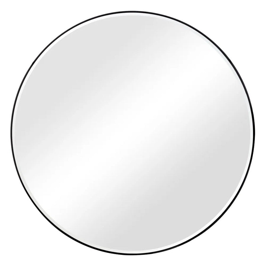 Black Aluminium Frame Mirror 100cm