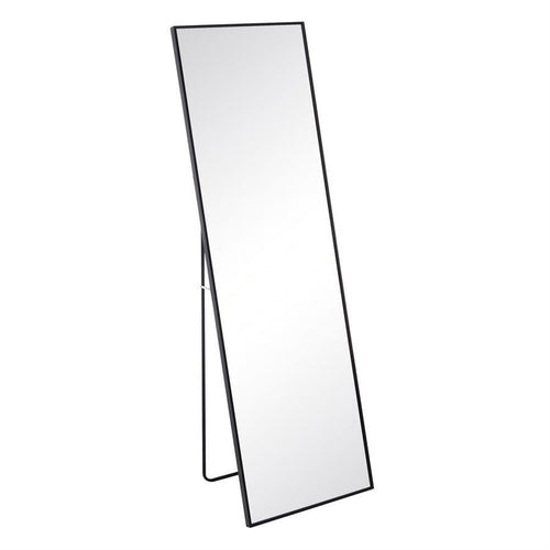 Black Aluminium Frame Standing Mirror 50 x 160cm - LUXONAS HOME