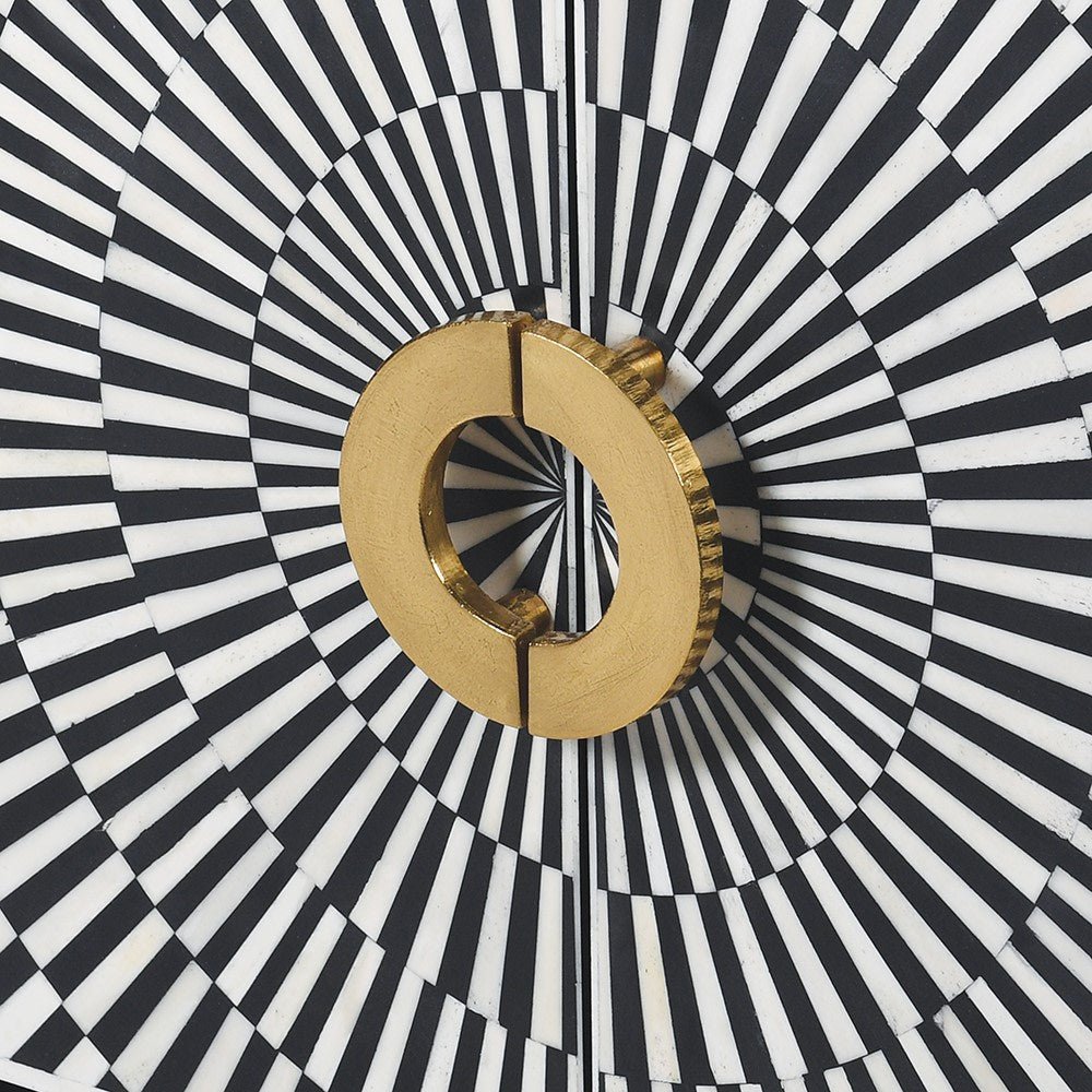 Black Bone Sunray Sideboard - LUXONAS