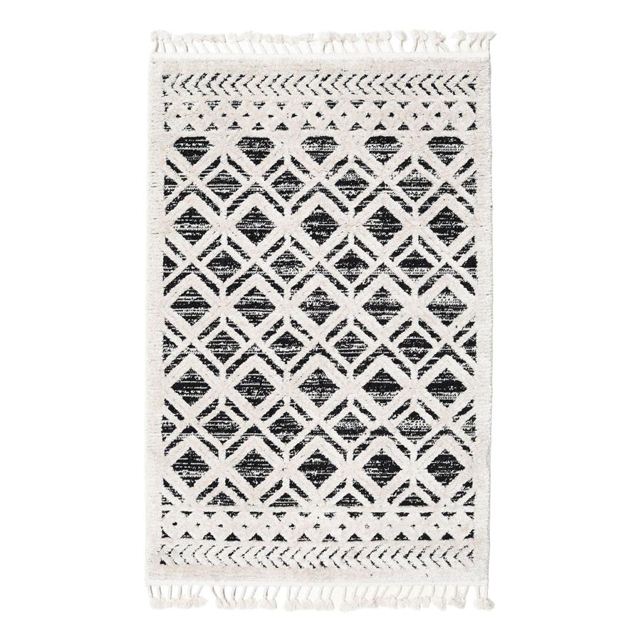 Black & Cream Royal Area Rug (120x180)