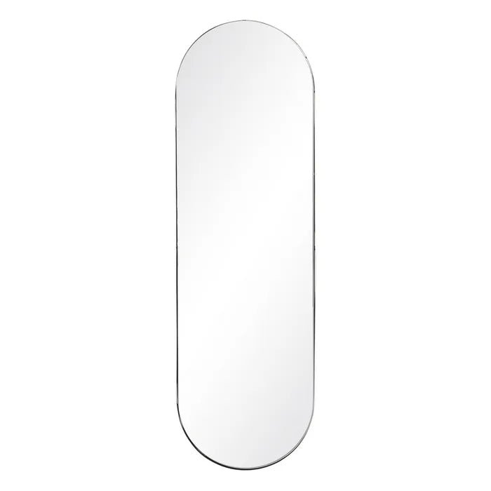 Black Curve Edge Wall Mirror - Elegant and Functional Home Decor - LUXONAS