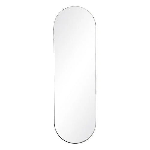 Black Curve Edge Wall Mirror - Elegant and Functional Home Decor - LUXONAS