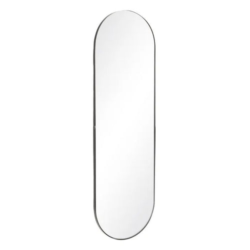 Black Curve Edge Wall Mirror - Elegant and Functional Home Decor - LUXONAS