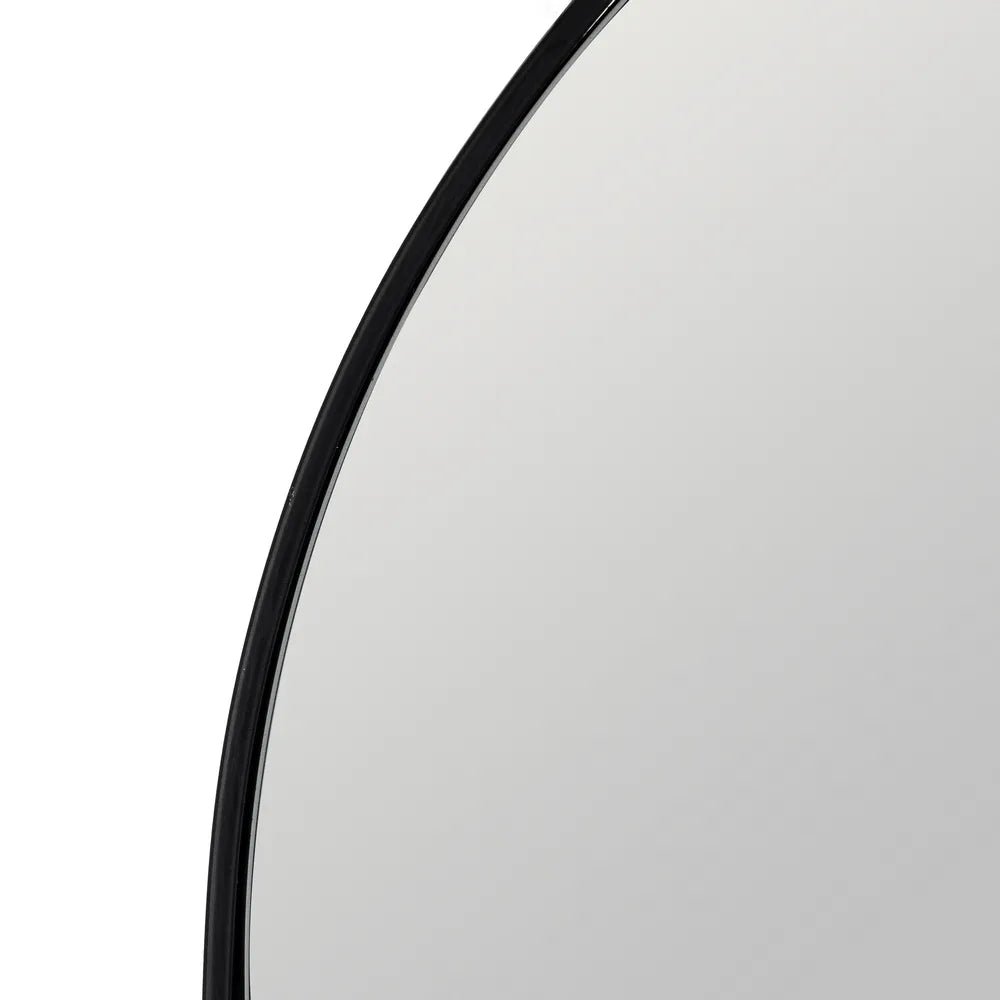 Black Framed Dome Mirror - LUXONAS