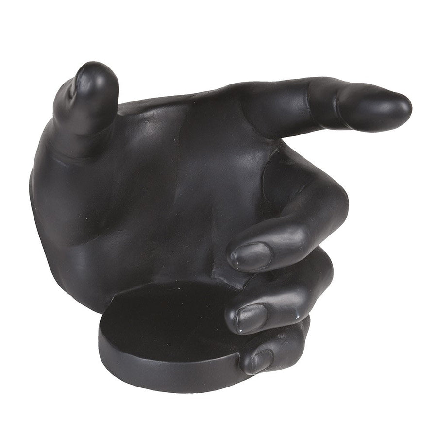 Black Hand-Shaped Bottle Holder