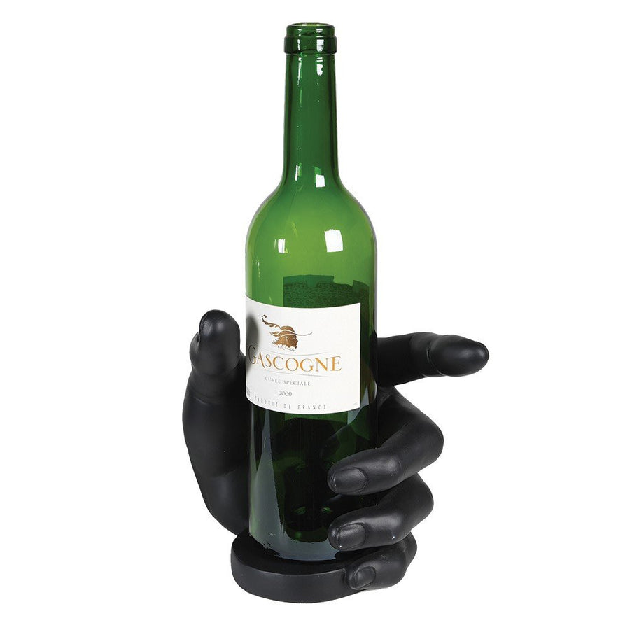 Black Hand-Shaped Bottle Holder