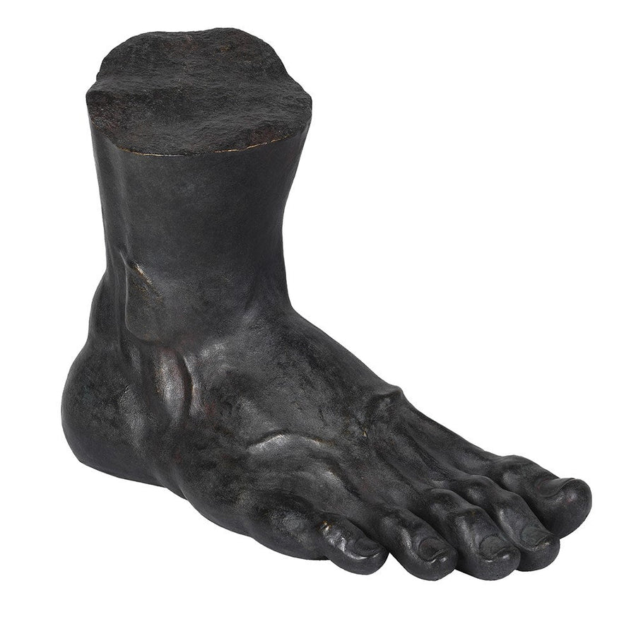 Black Hercules Right Foot Sculpture