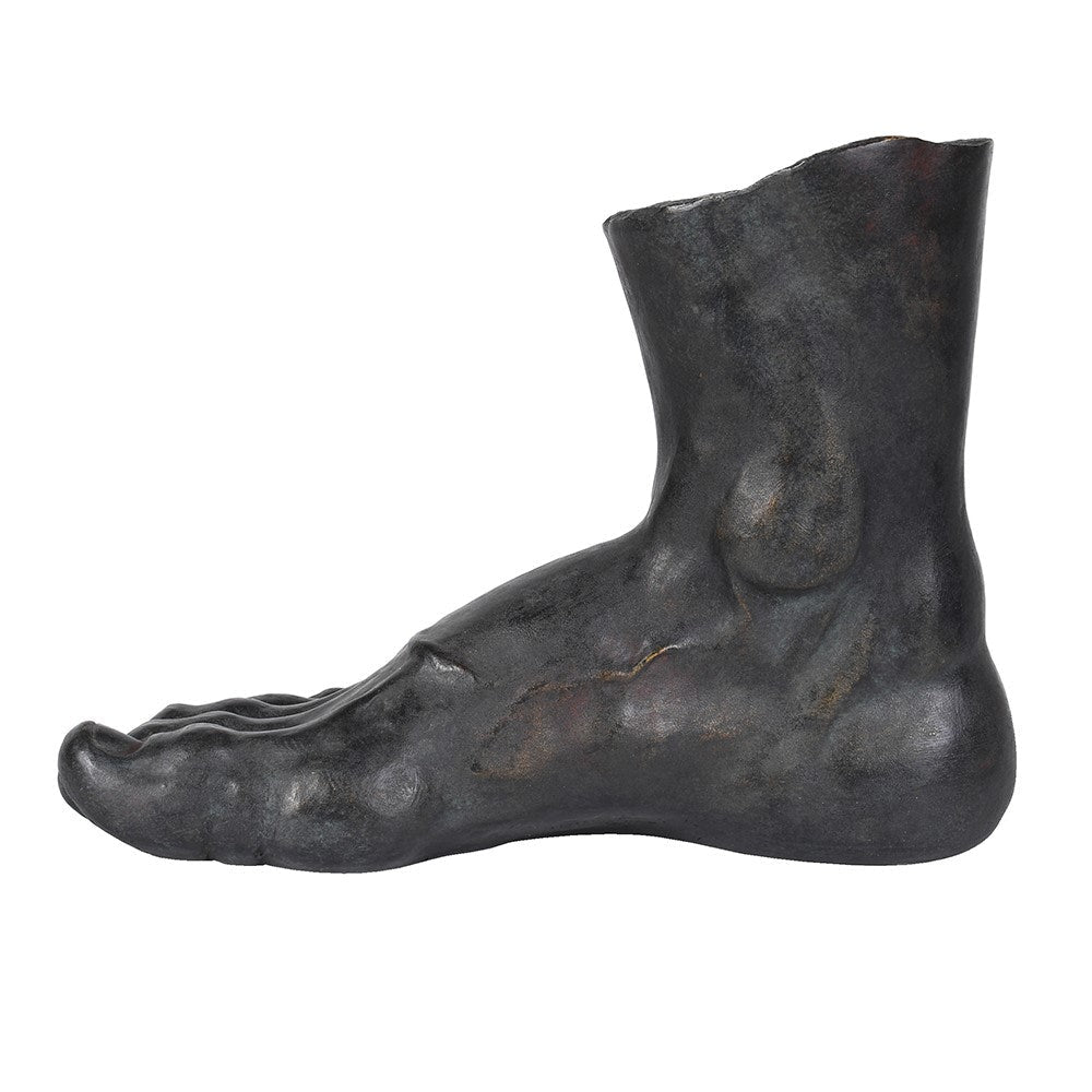 Black Hercules Right Foot Sculpture - LUXONAS