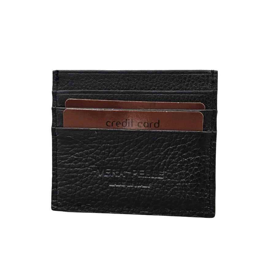Black Leather Card Holder