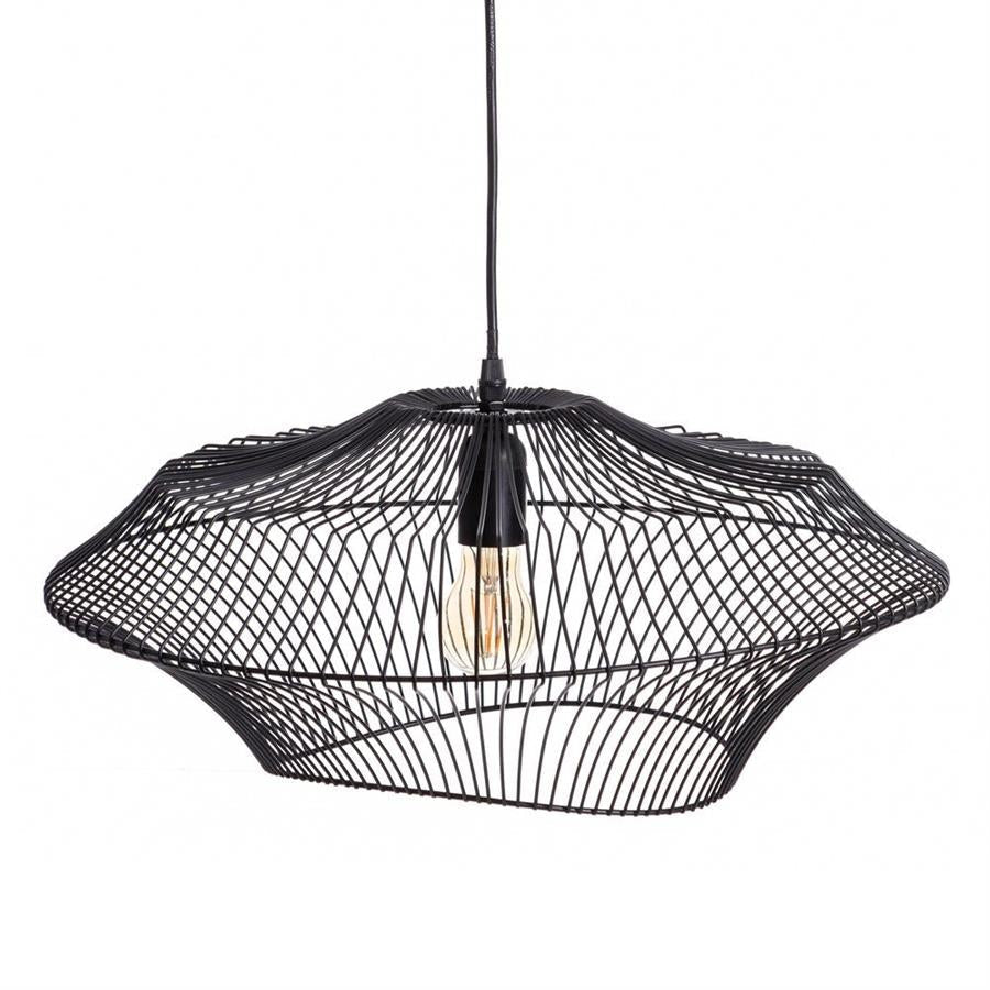 Black Metal Ceiling Pendant Light - LUXONAS