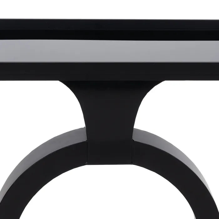Black Metal O Ring Console - LUXONAS