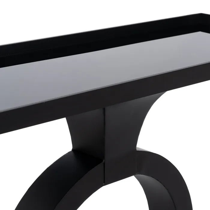 Black Metal O Ring Console - LUXONAS