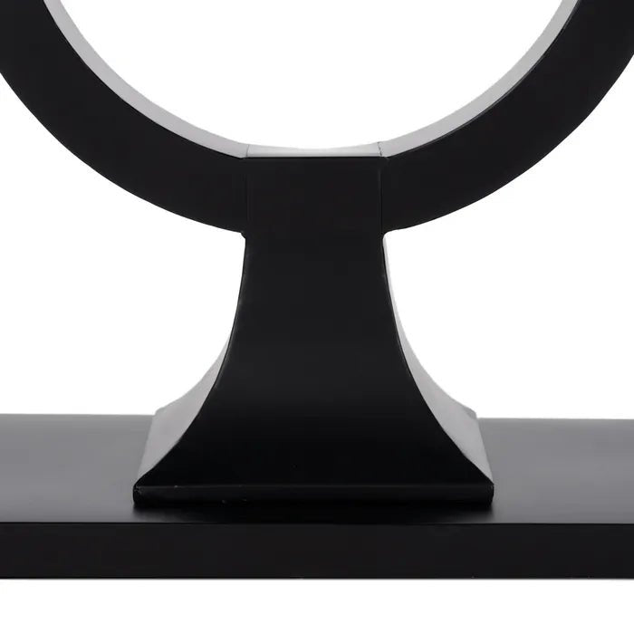 Black Metal O Ring Console - LUXONAS
