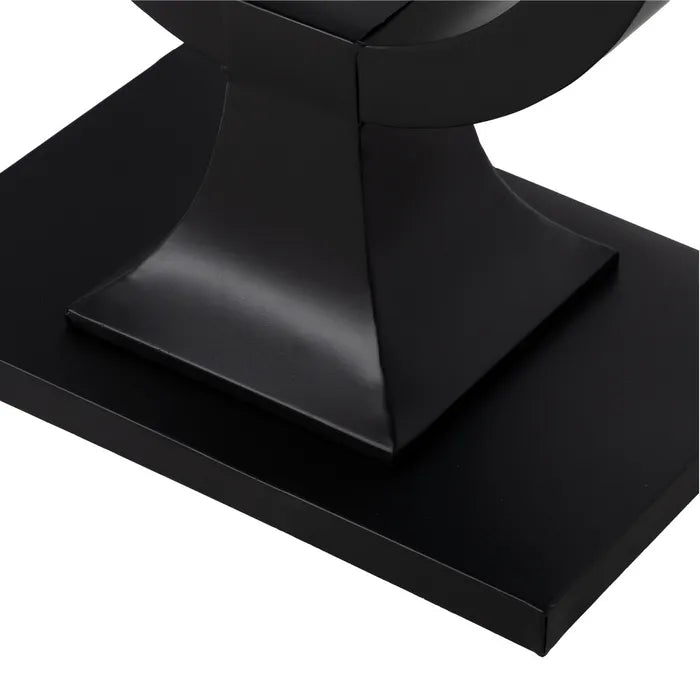 Black Metal O Ring Console - LUXONAS