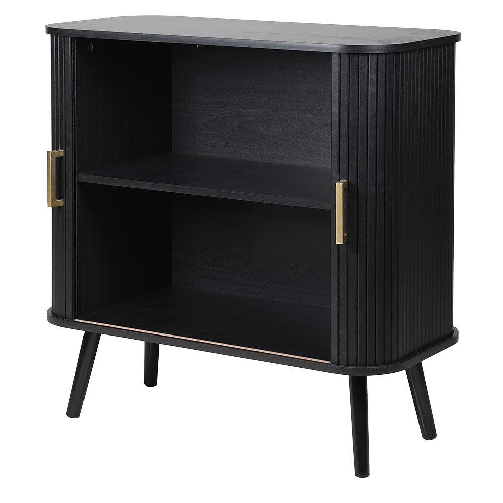 Black Nerie Cabinet - Stylish and Functional Storage Solution - LUXONAS