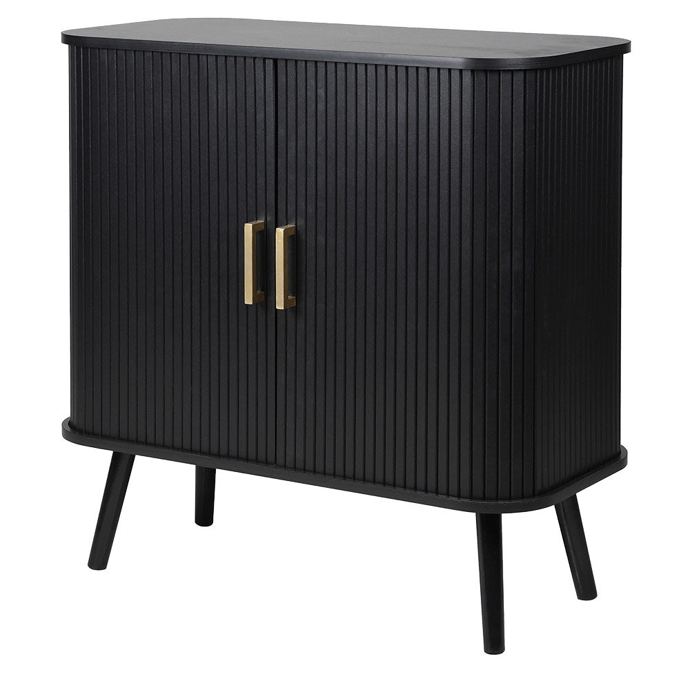Black Nerie Cabinet - Stylish and Functional Storage Solution - LUXONAS