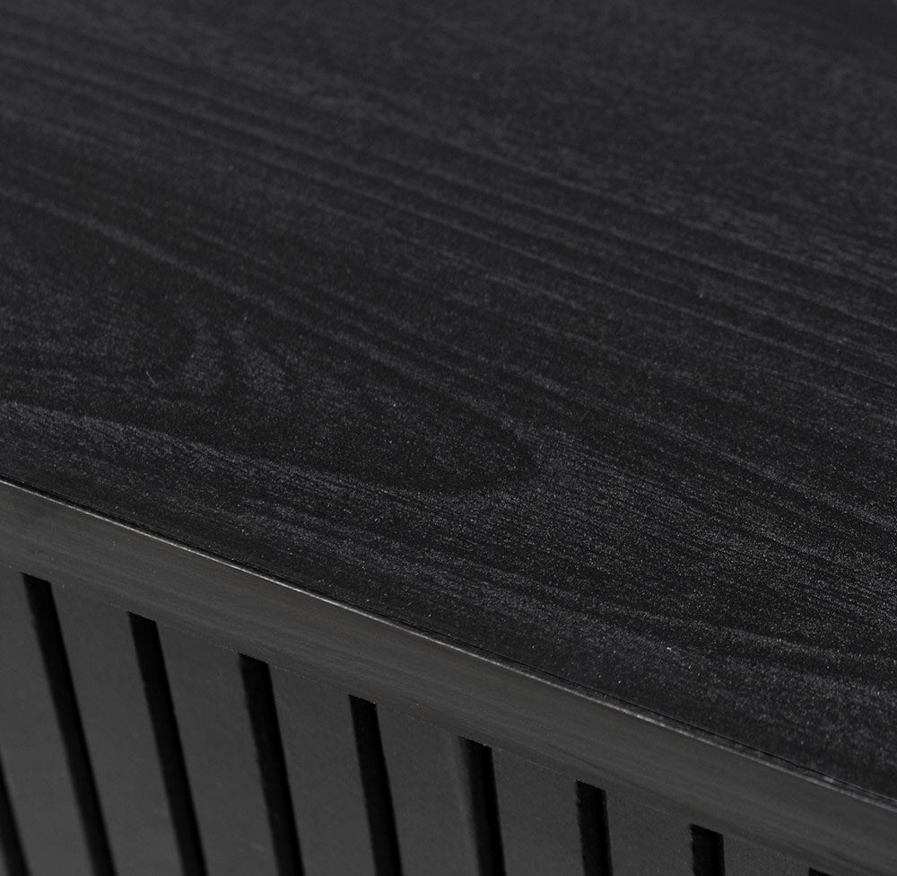 Black Nerie Cabinet - Stylish and Functional Storage Solution - LUXONAS