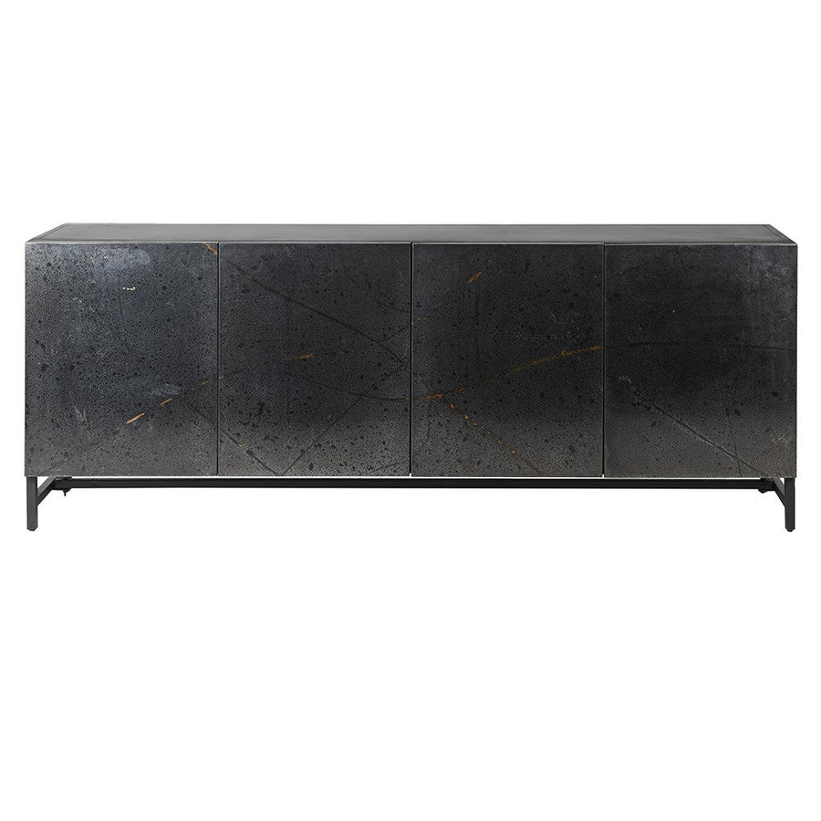Black Patina 4 Door Sideboard