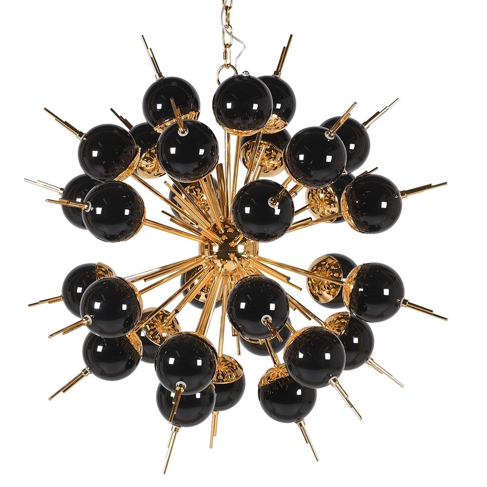 Black Sputnik Chandelier - LUXONAS