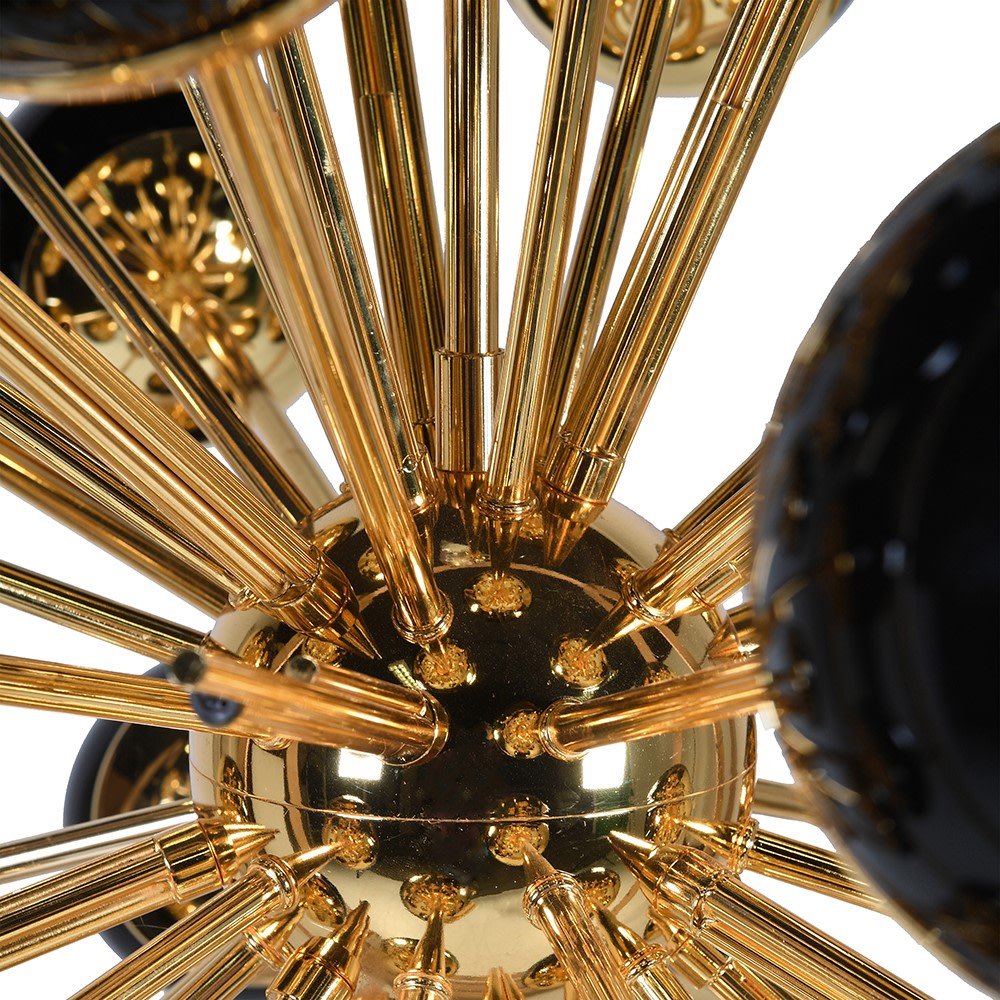 Black Sputnik Chandelier - LUXONAS