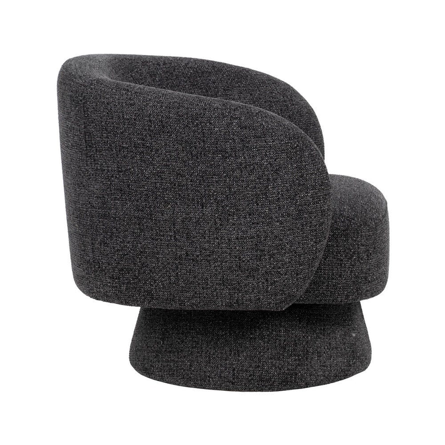 Black Weave Highback Rotating Armchair