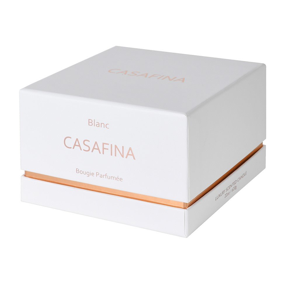 Blanc Rose Candle with Box - LUXONAS