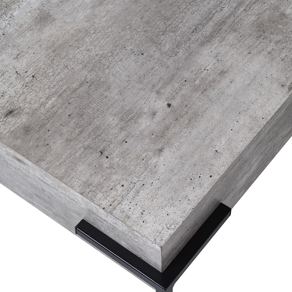 Blanco Concrete Effect Coffee Table - LUXONAS