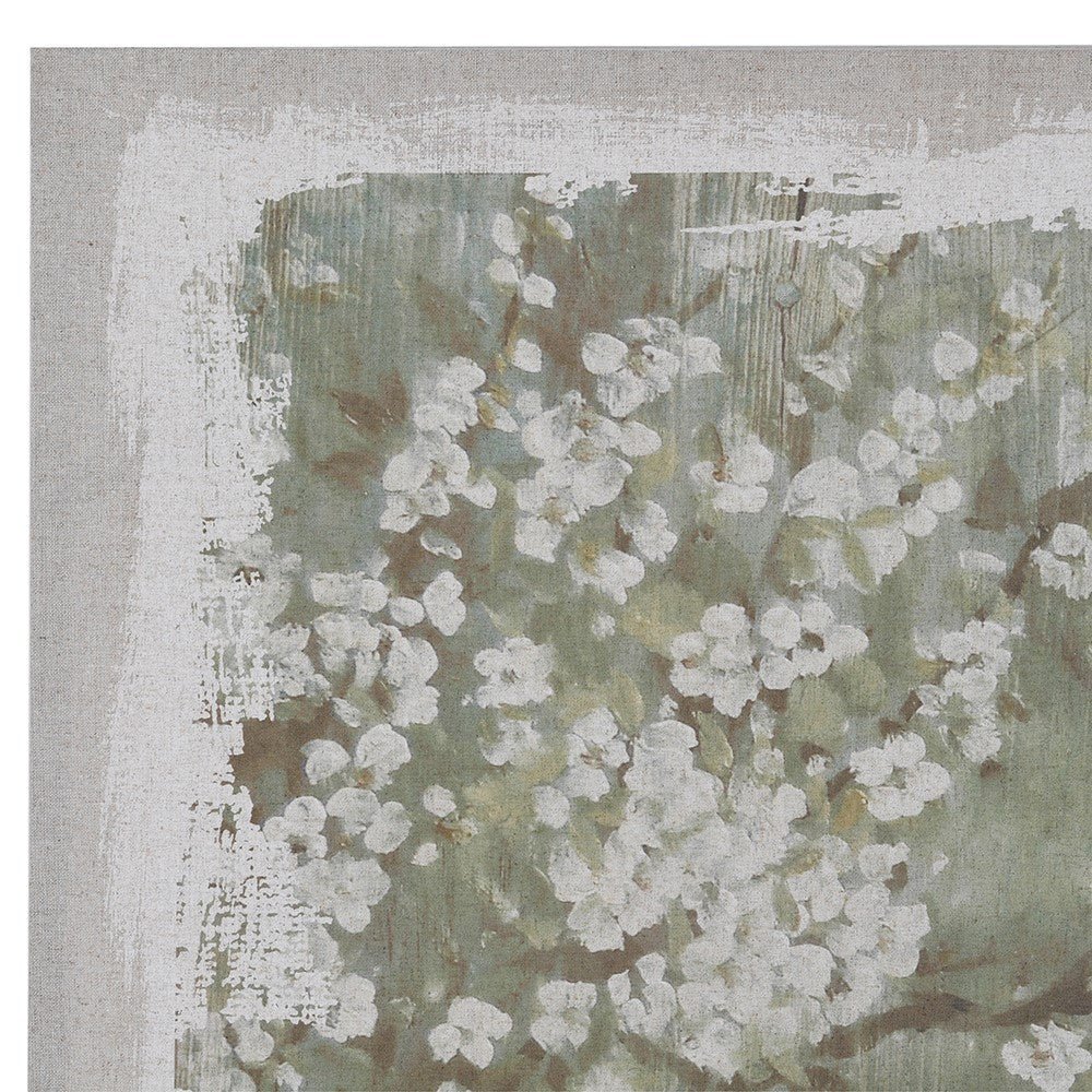 Blossom on Green Canvas Wall Art - LUXONAS