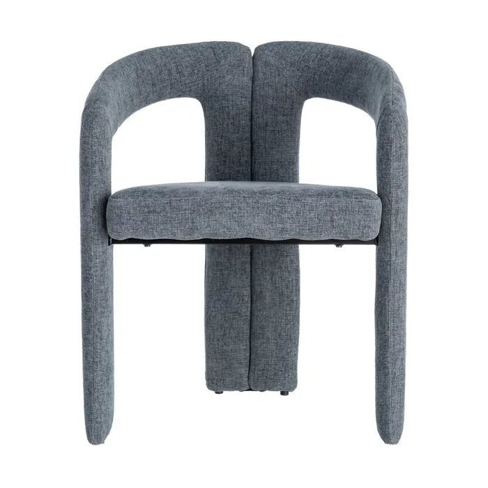 Blue Arch Fabric Chair