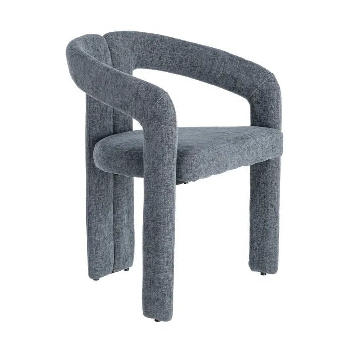 Blue Arch Fabric Chair