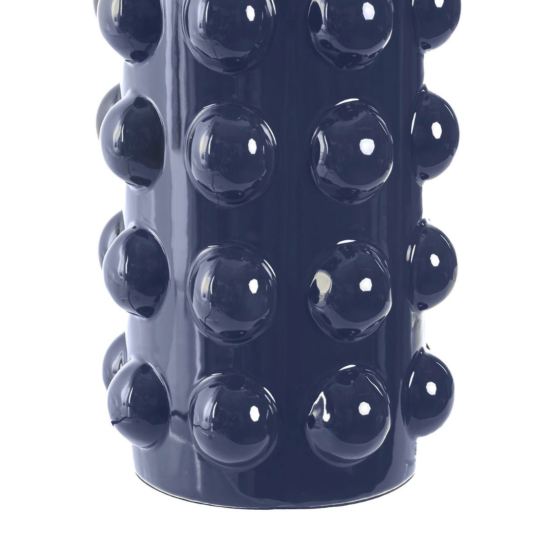 Blue Bobble Ceramic Table Lamp - LUXONAS