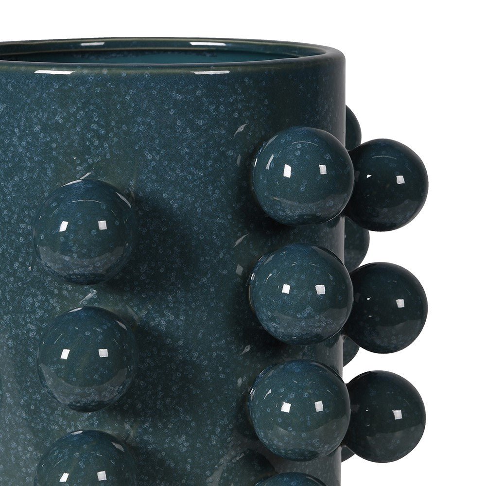 Blue Bobble Vase - LUXONAS