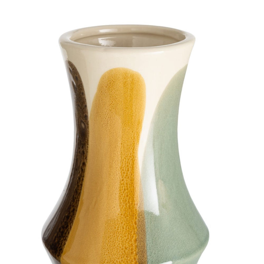 Blue & Brown Ceramic Vase