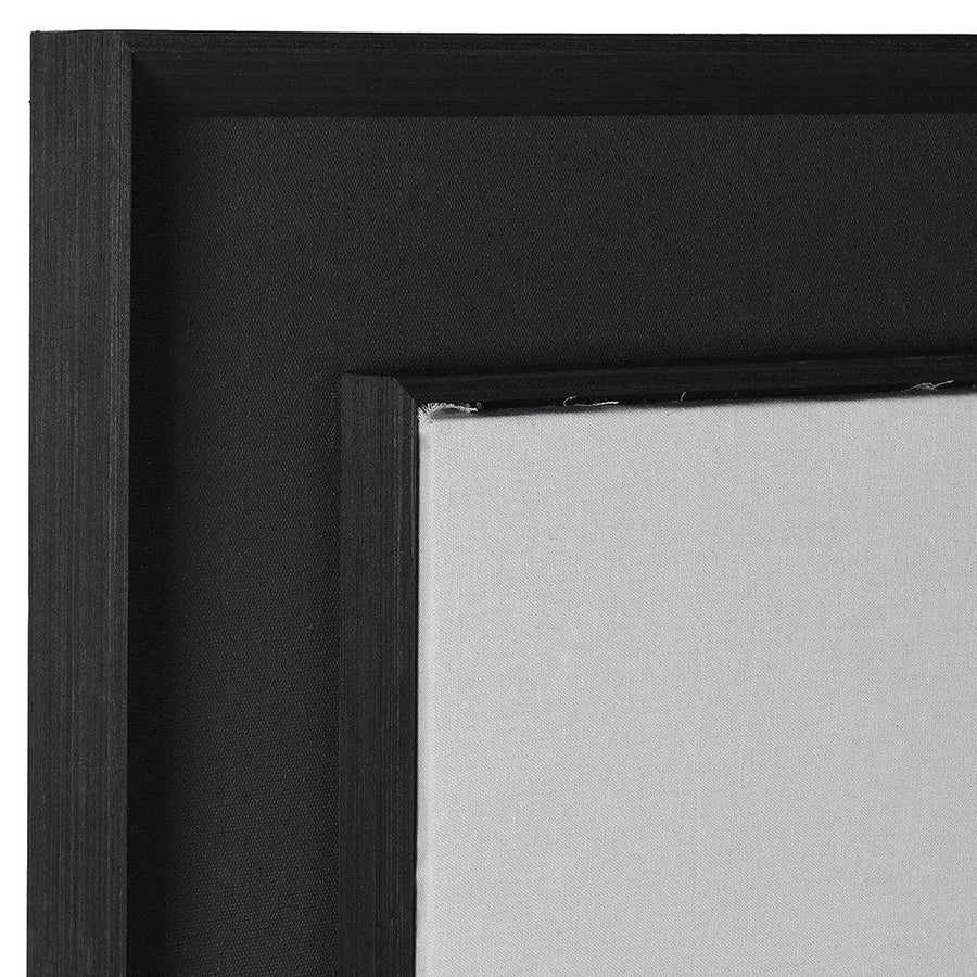 Blue Hues Canvas with Black Frame