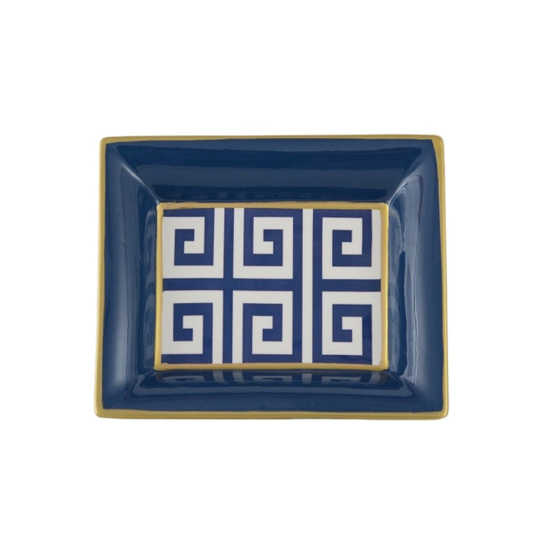 Blue & White Ceramic Greek Plate
