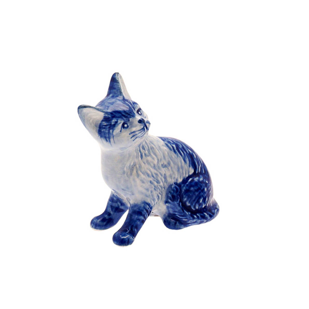 Blue & White Miniature Cat - LUXONAS
