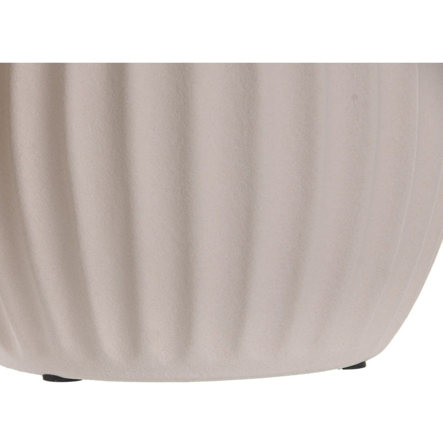 Blush Ribbed Ceramic Bud Vase
