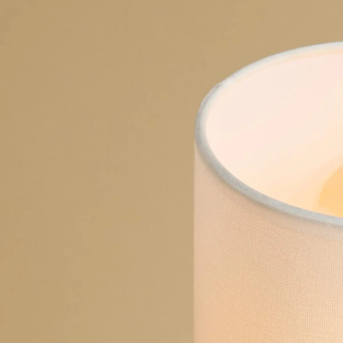 Boris Light Brown Lamp | Corded & Fabric Shade Lamp - LUXONAS HOME